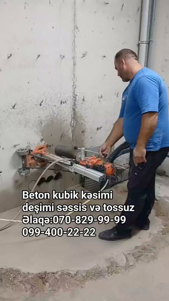 Beton kesme ve delme sessiz ve tozsuz