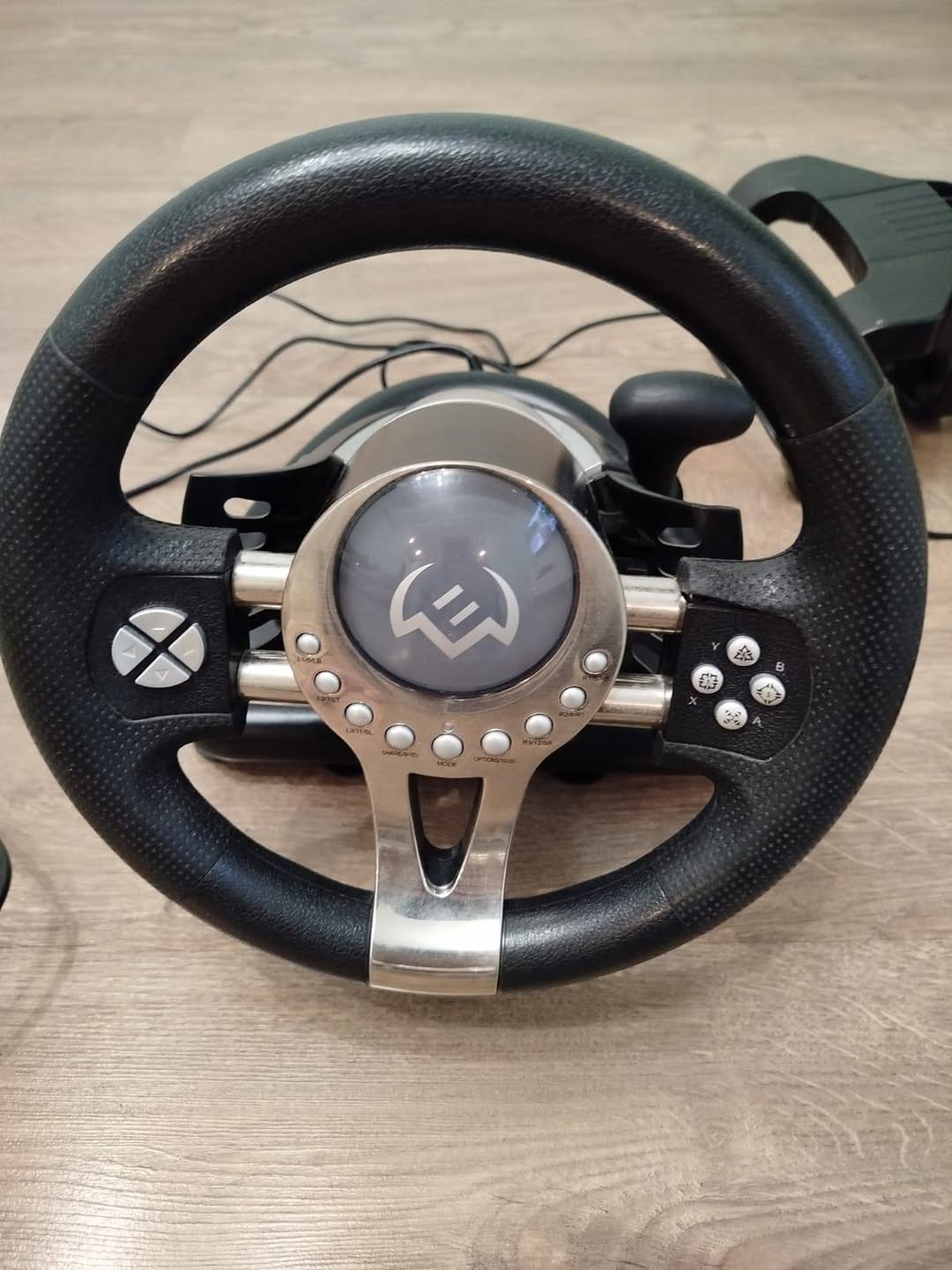 Racing steering wheel with pedals, PS/PC/Xbox