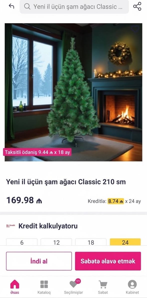 170 մանաթ վաճառքում է մինչև 50 Բինա։