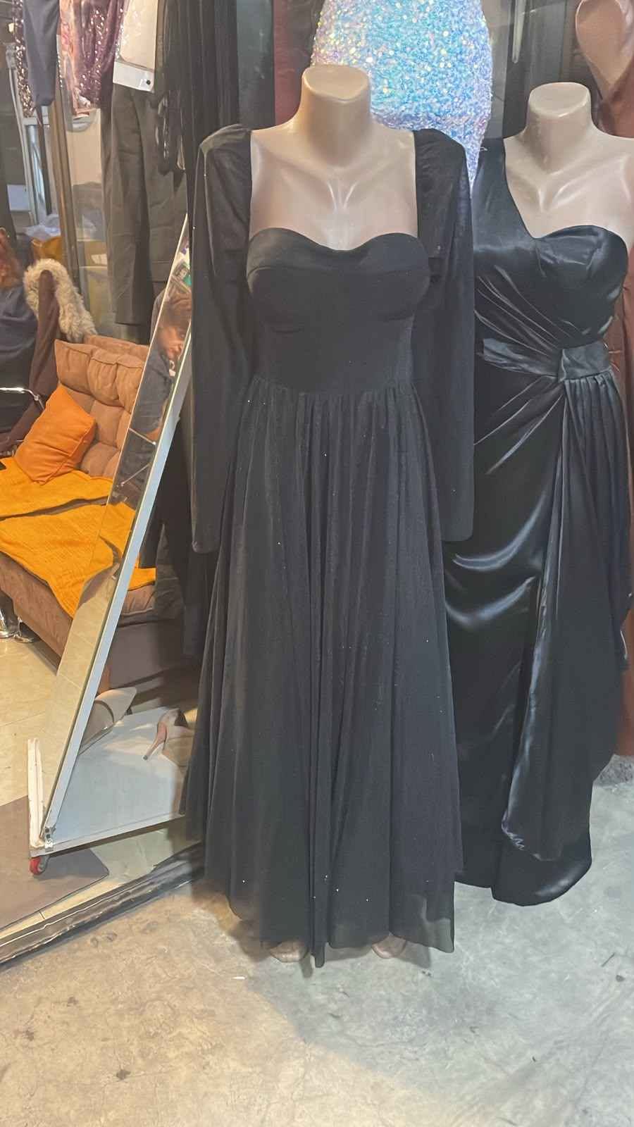 Black evening dress, size M
