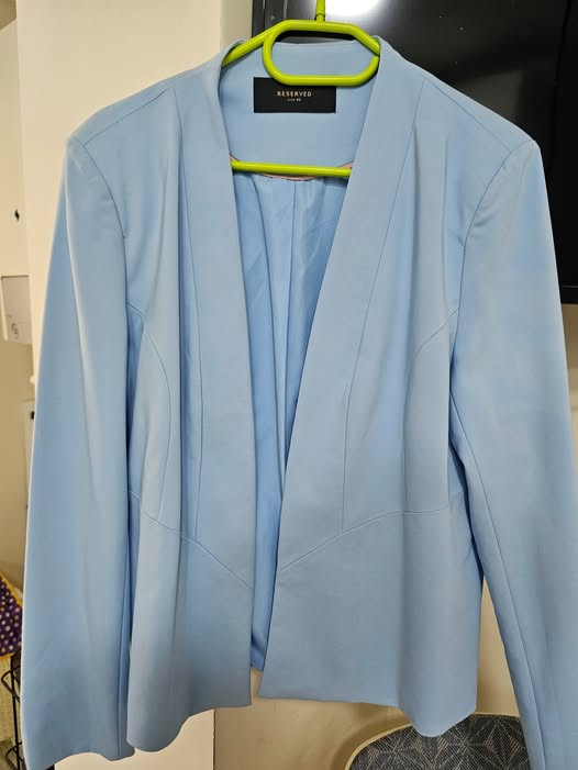 Reserved light blue blazer, size 46