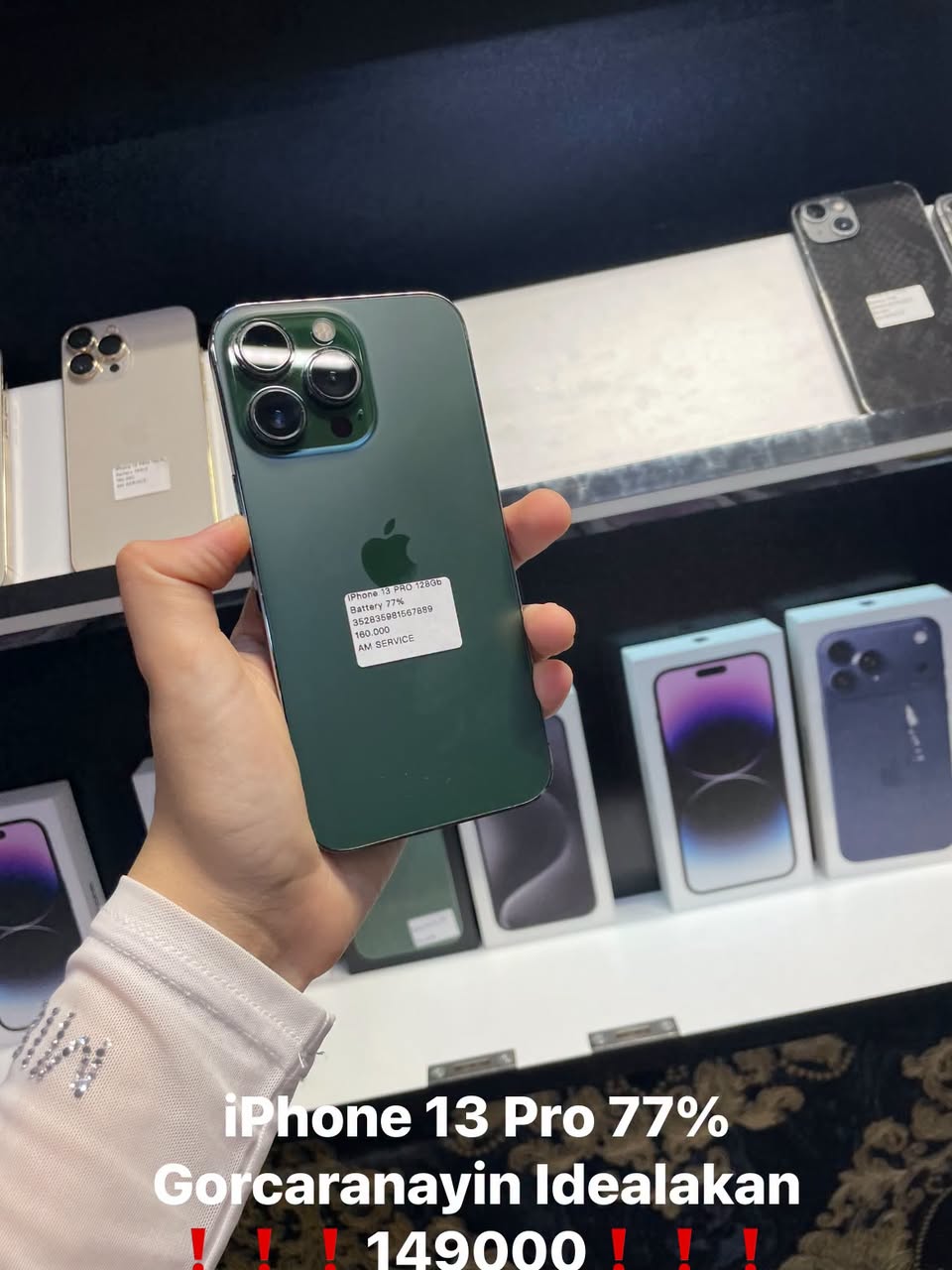 iPhone 13 Pro 128GB, %77 pil