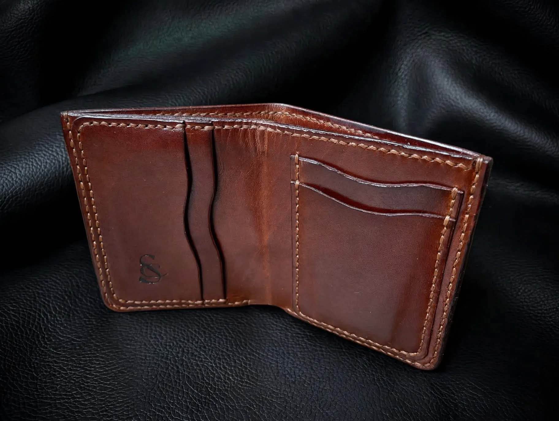 CRAFT - əl ilə hazırlanmış dəri çantası bifold