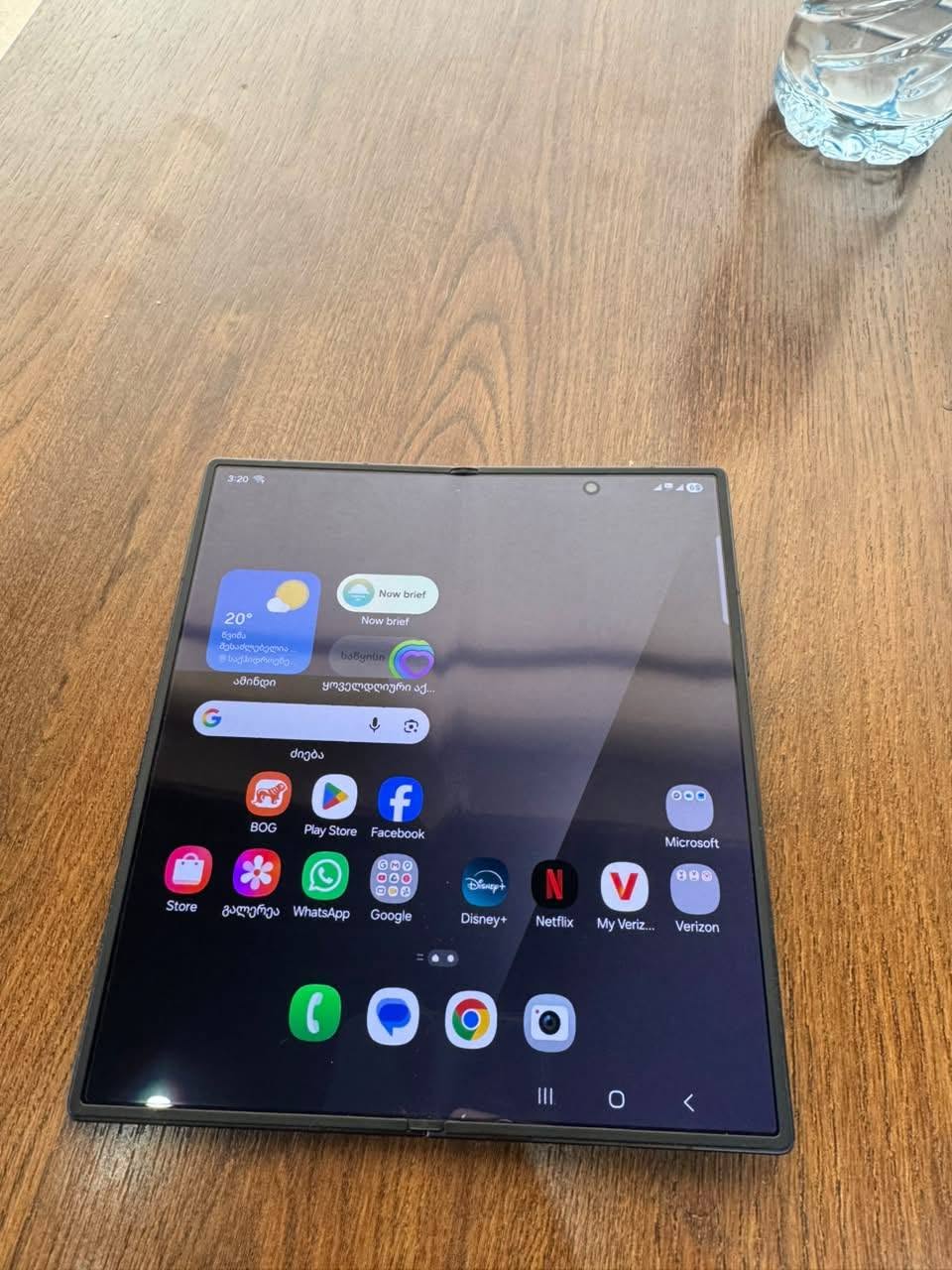 Samsung Z Fold 7 ყუთით, კარგ მდგომარეობაში