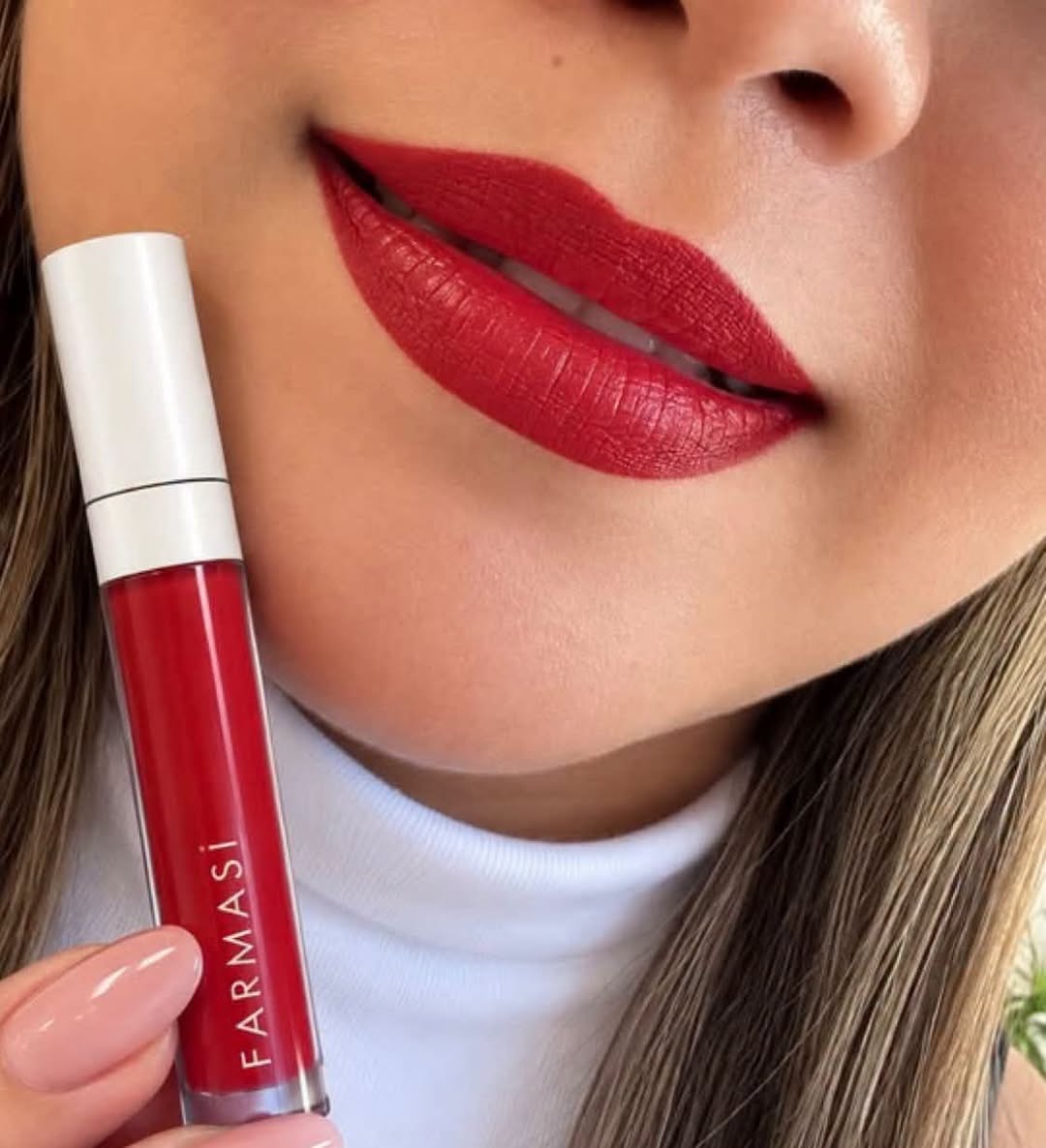 Farmasi red matte liquid lipstick