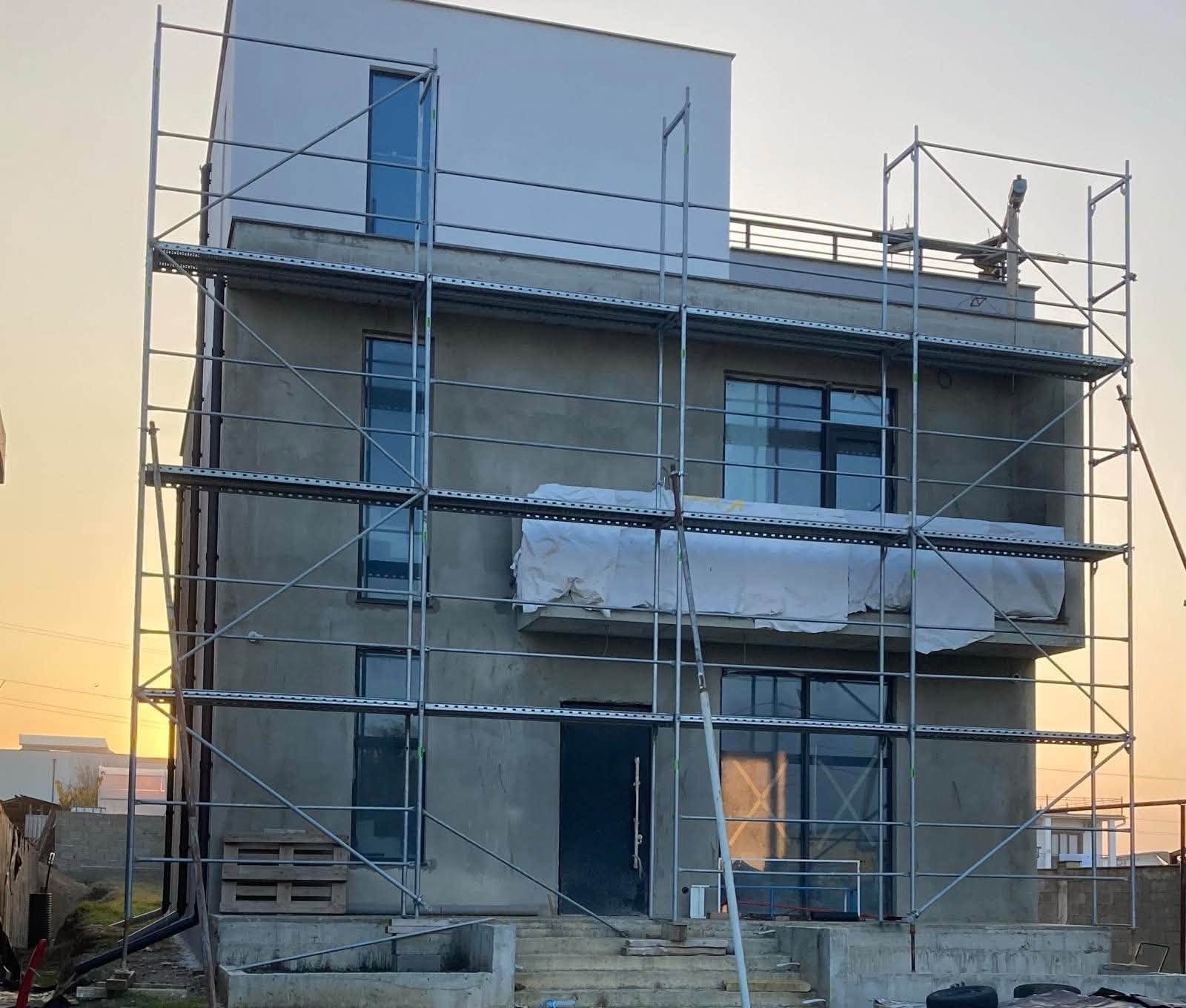 Galvanized scaffolding, 110 m², Turkish