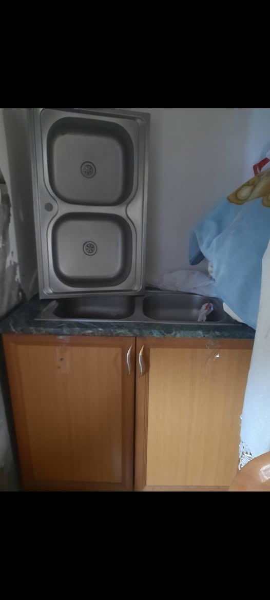 Paslanmaz çelik çift lavabo