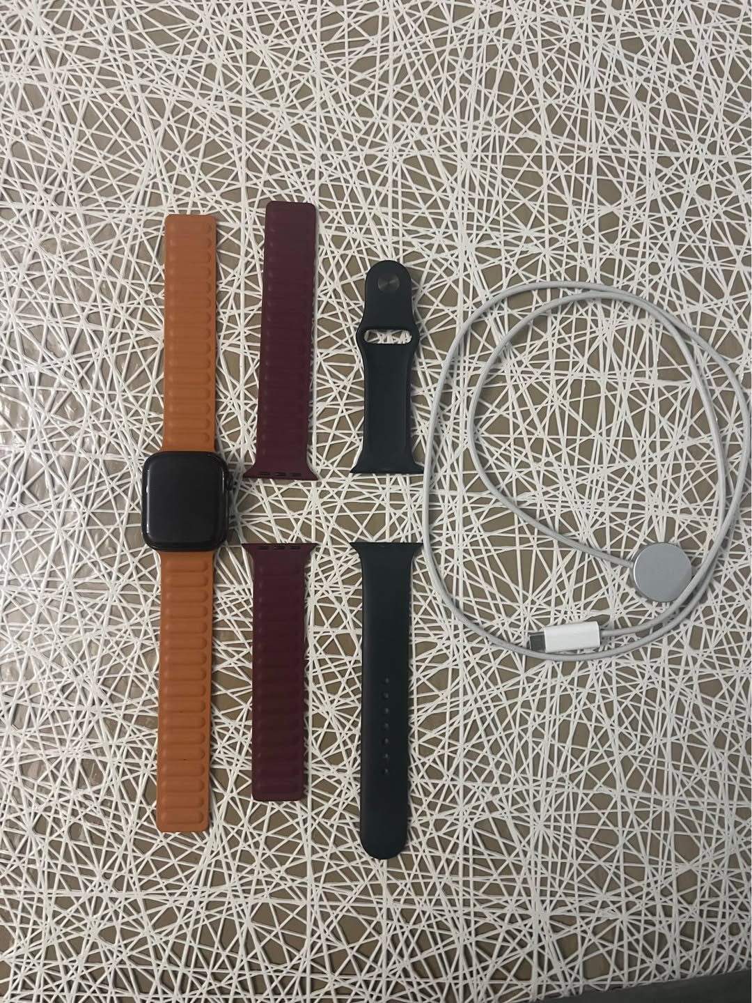 Apple Watch Series 8 with extra bands