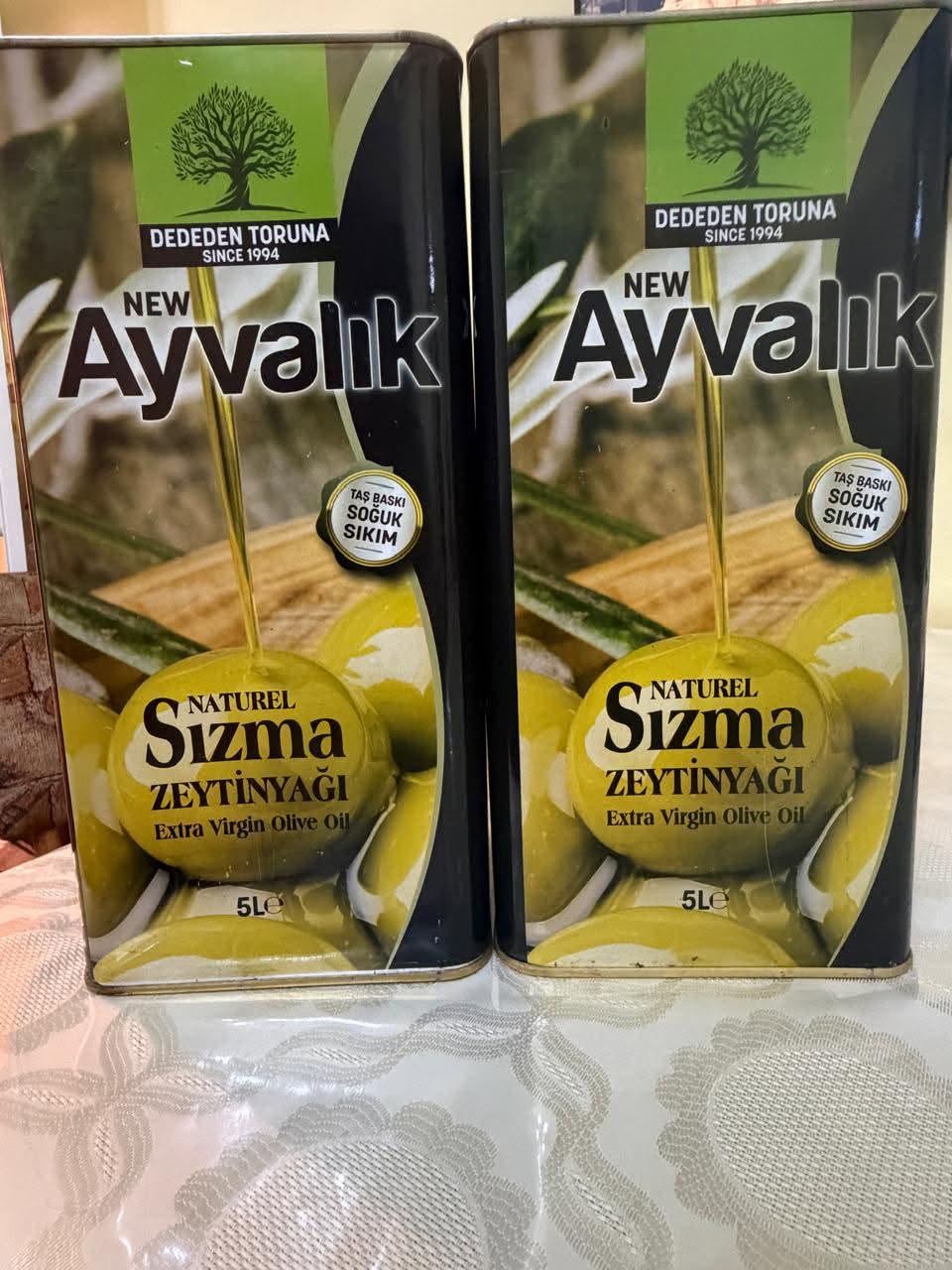 Zeytun yağı Ayvalık 5 litr