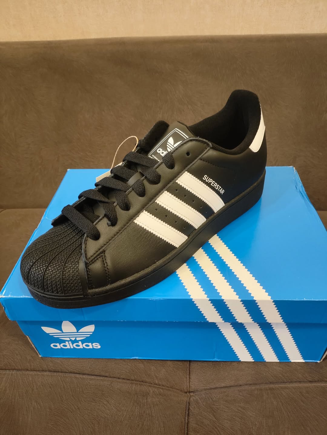 Adidas'ın deri orijinal kedi - Boyut: