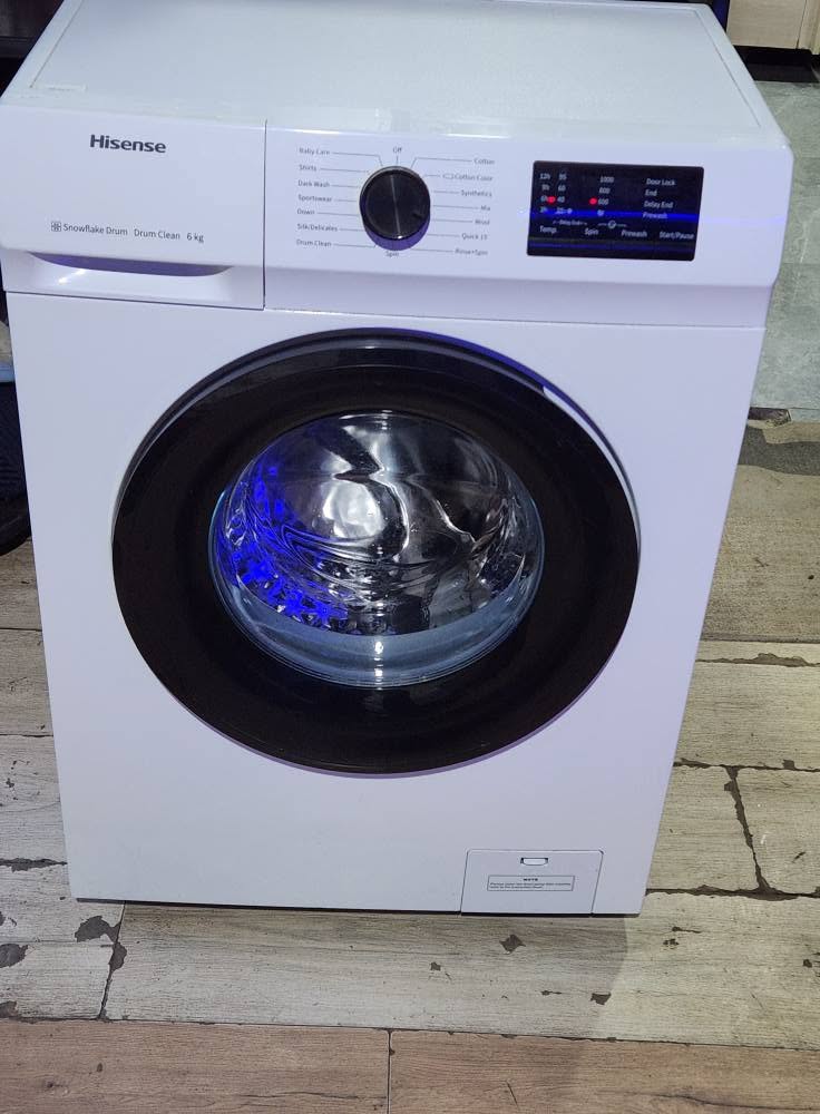 Hisense washing machine, 6 kg
