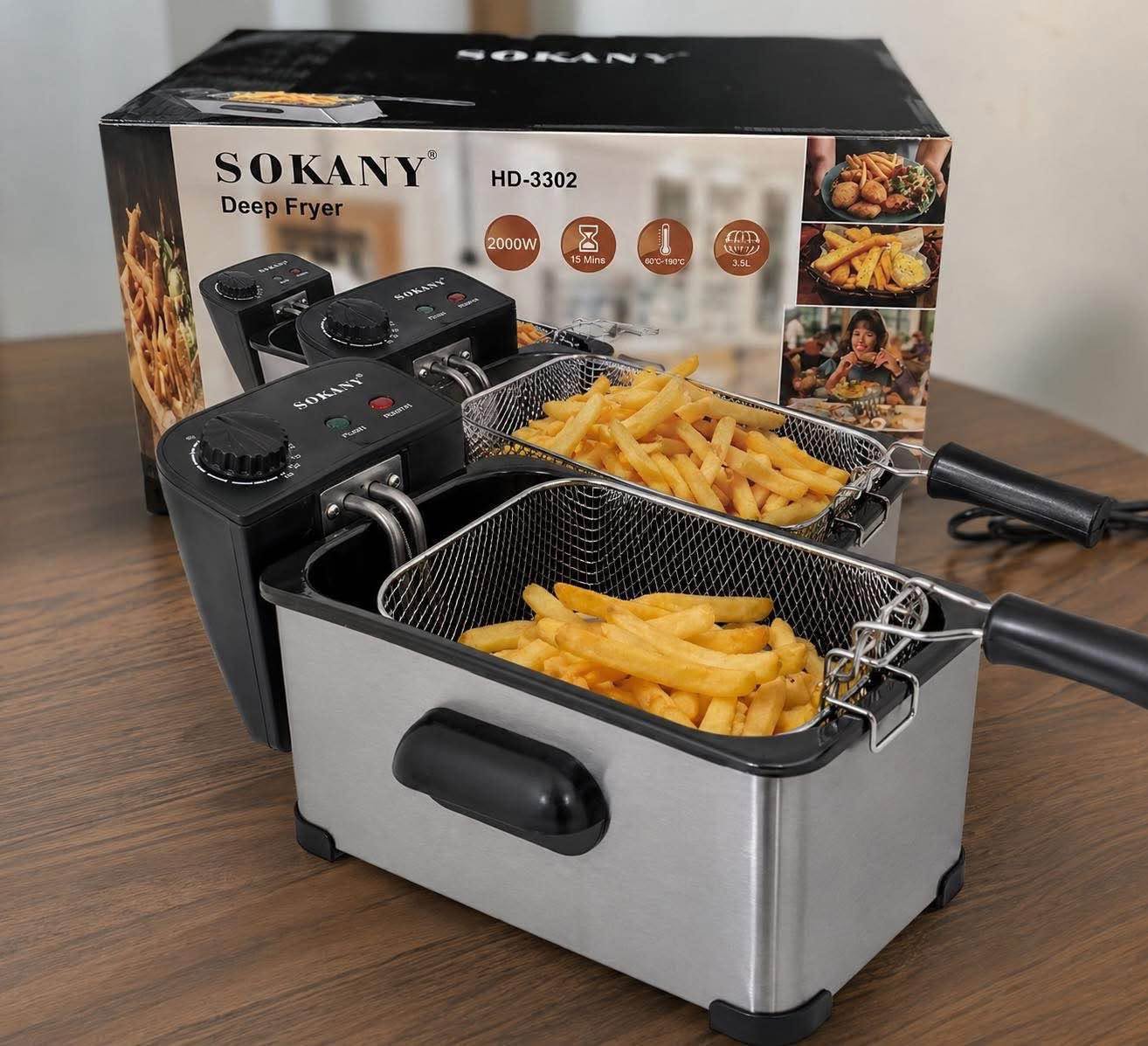 Potato fryer, for nuggets, wings, fries 2000