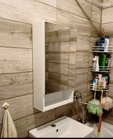 Aynalı banyo dolabı 40 cm