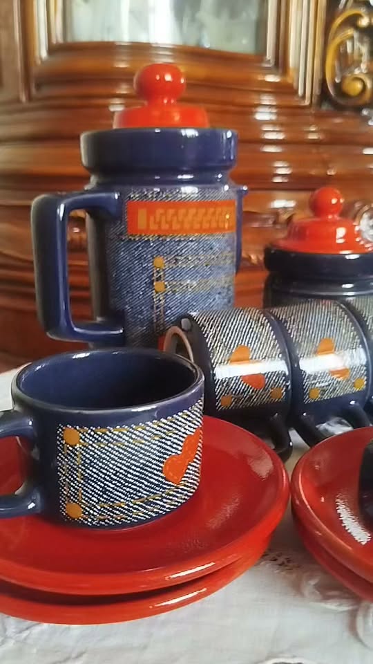 ♥️ 1970 წლის ცნობილი ვინტაჟის ყავის სერვიზი