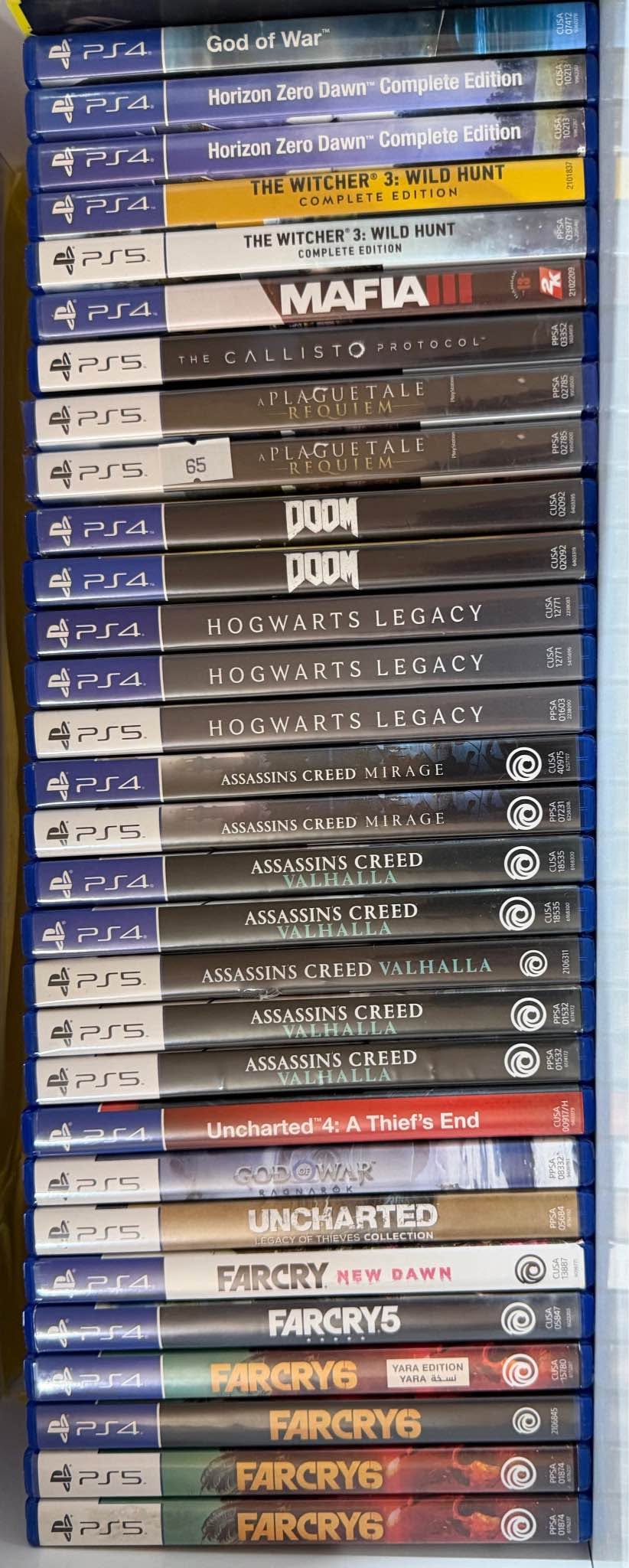 PlayStation 4 ve 5 oyunları koleksiyonu