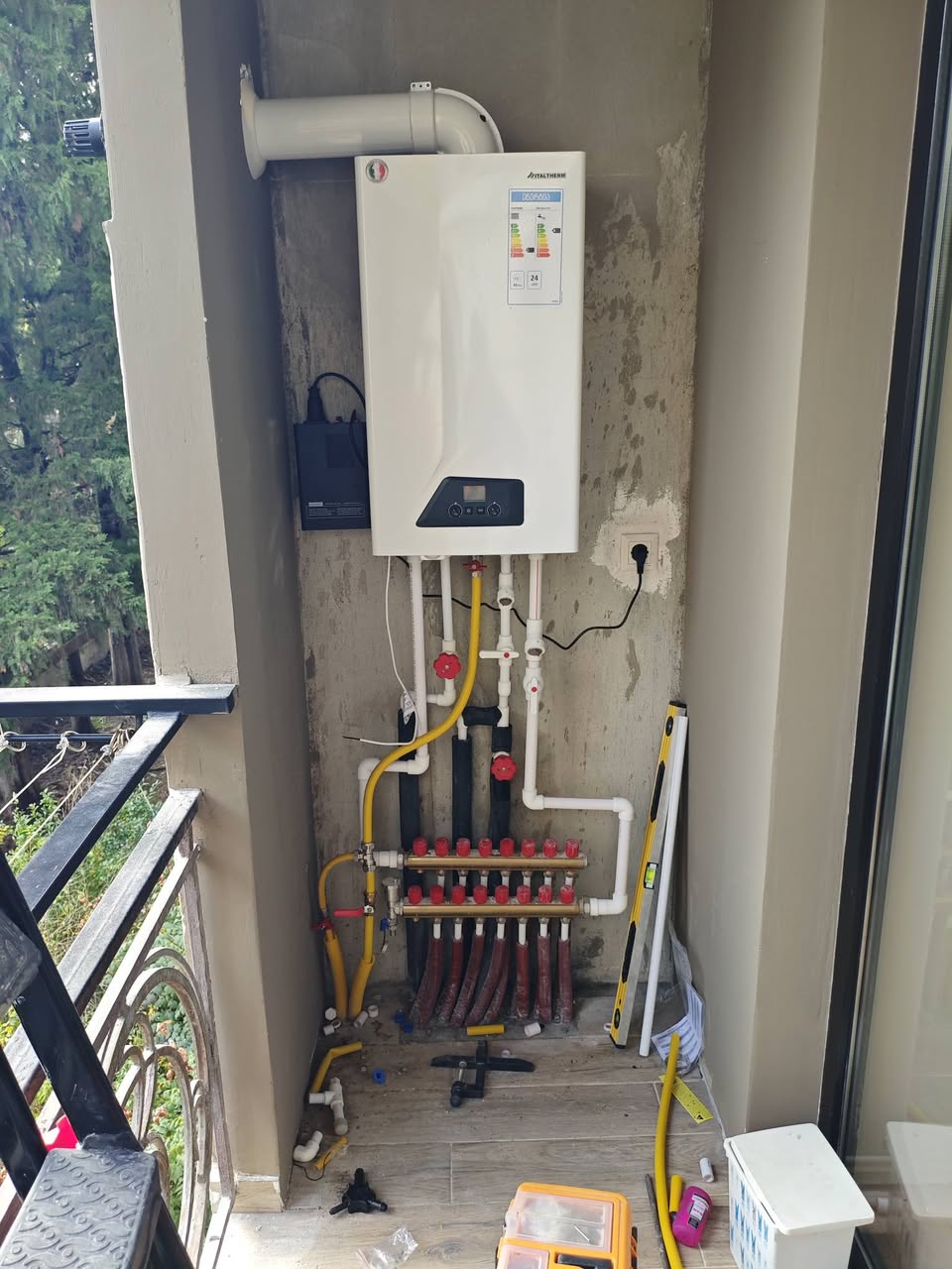 Heating system installation repair system flushing