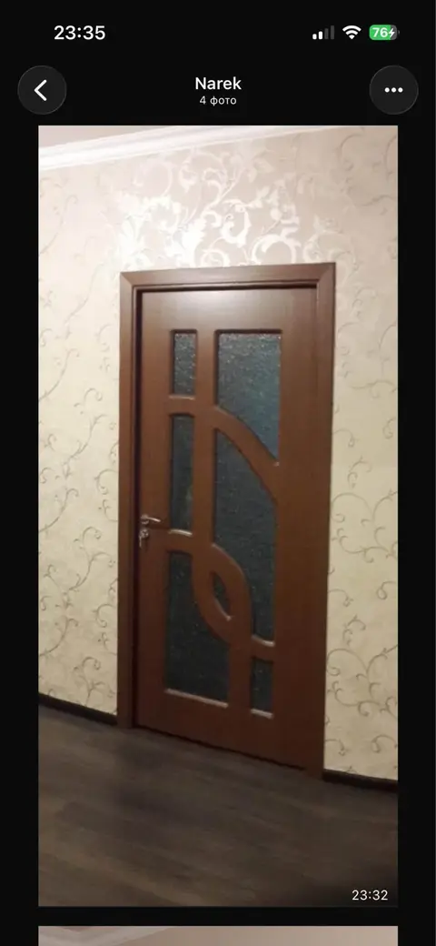 Glass door 80×200 cm, 2 pieces