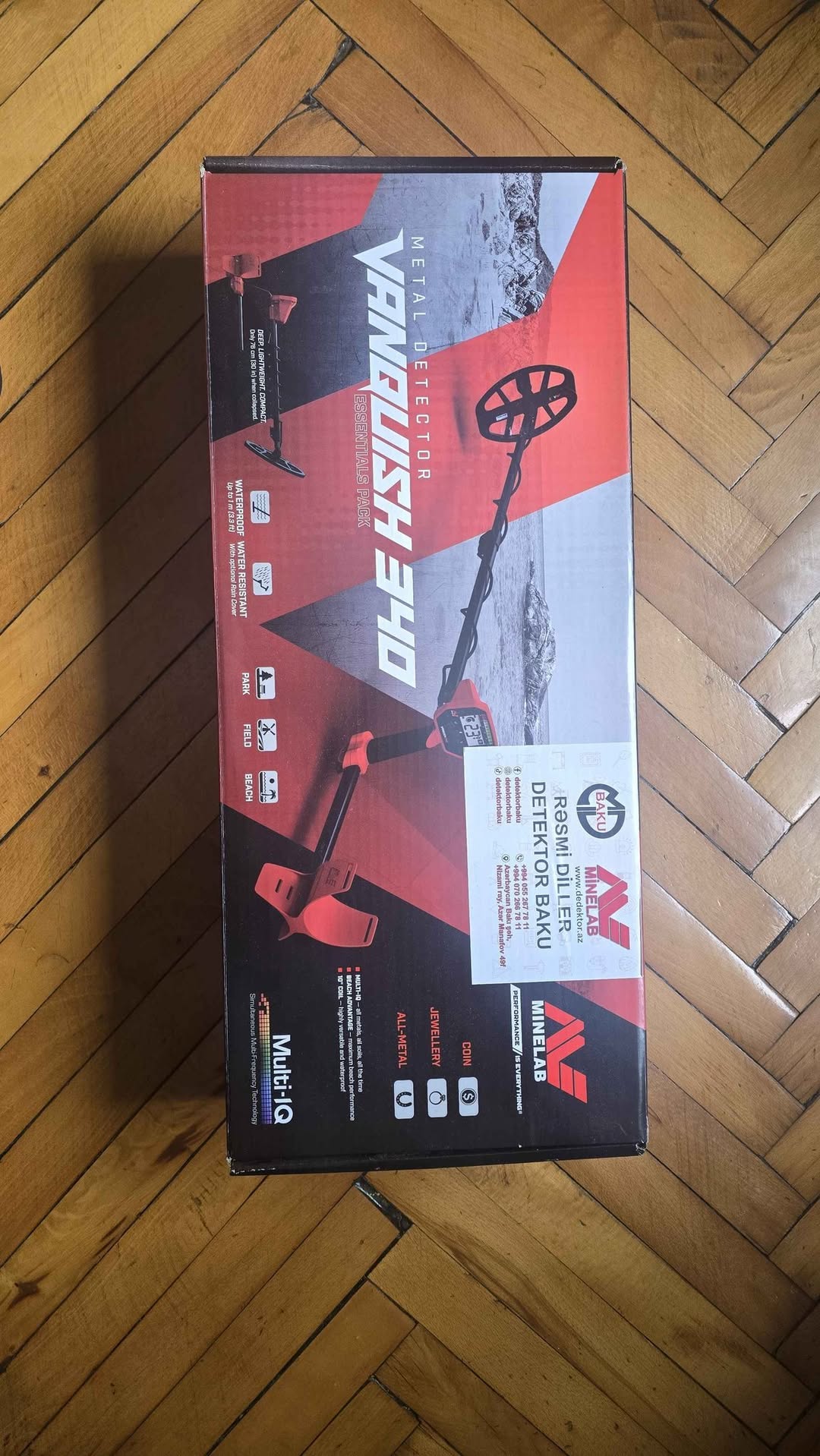 450 azn resmi mağazadan alınmıştır. Minelab - 350₼