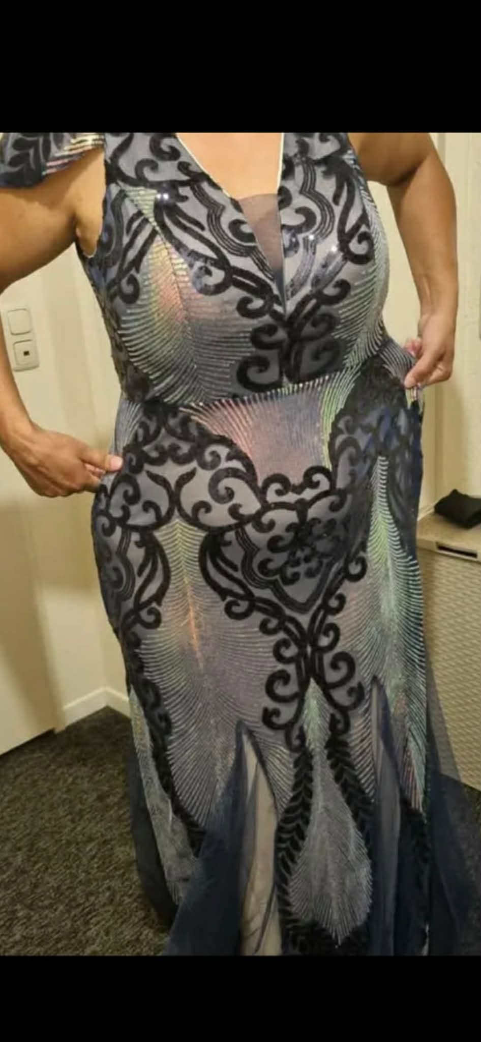 Axşam paltarı ölçü 2XL