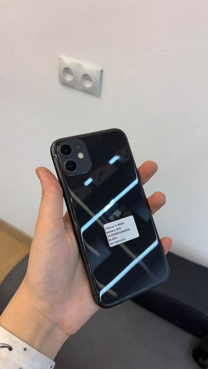 Идеальный iPhone 11, заряд 81%🔋, 64GB — 60,000֏