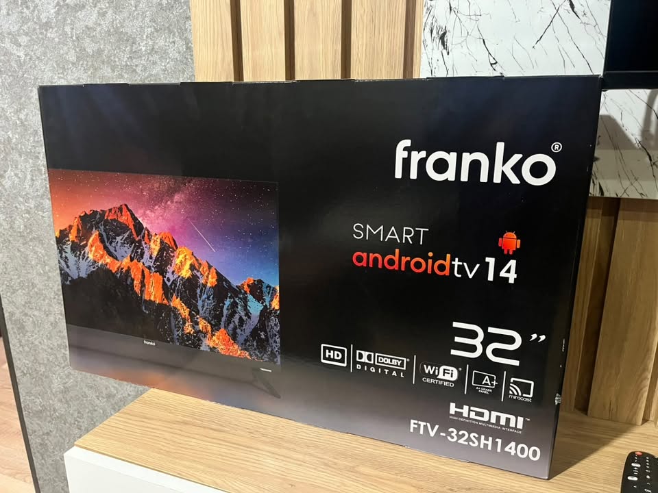 A brand new TV is for sale