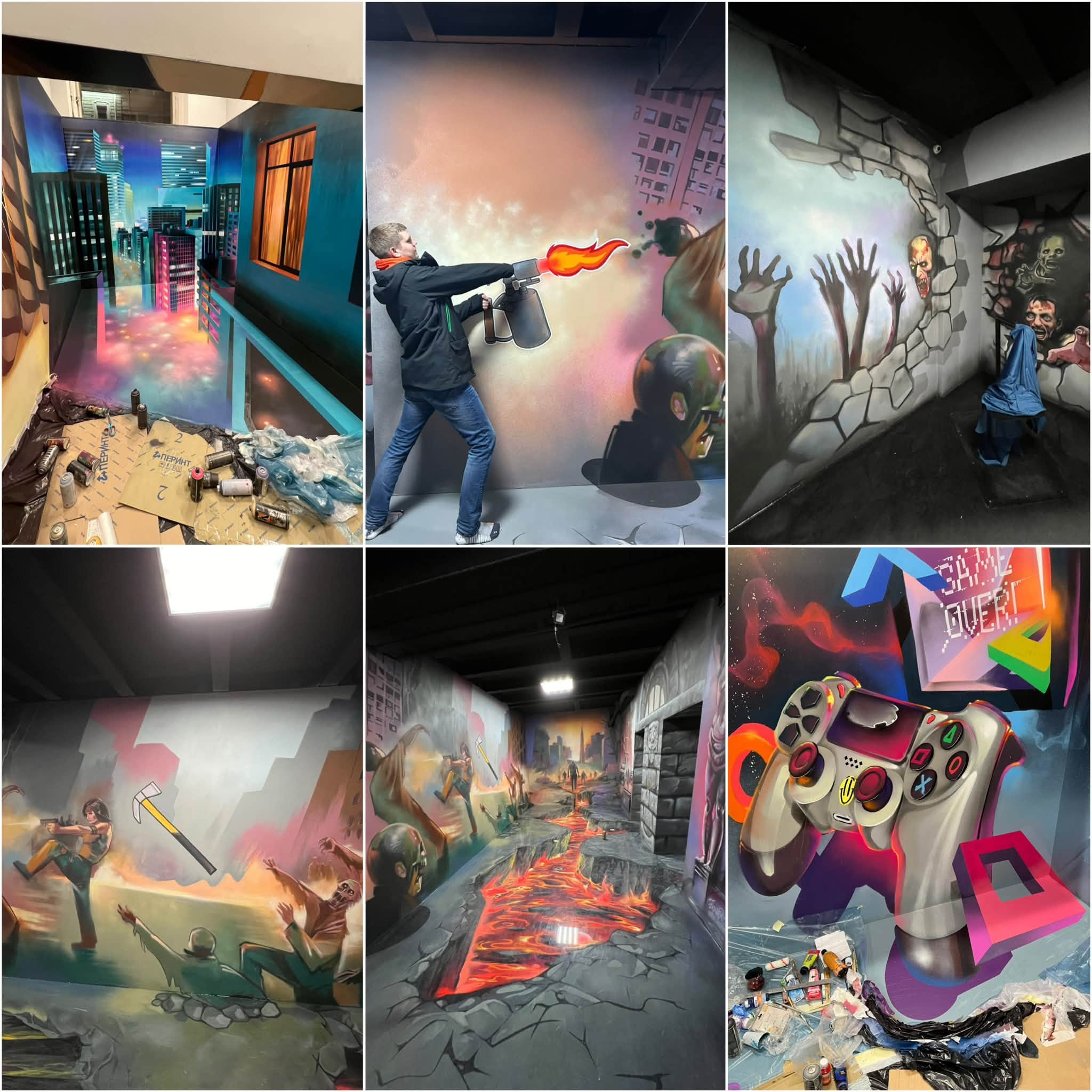 Graffiti ve duvar resmi sanatçı hizmetleri