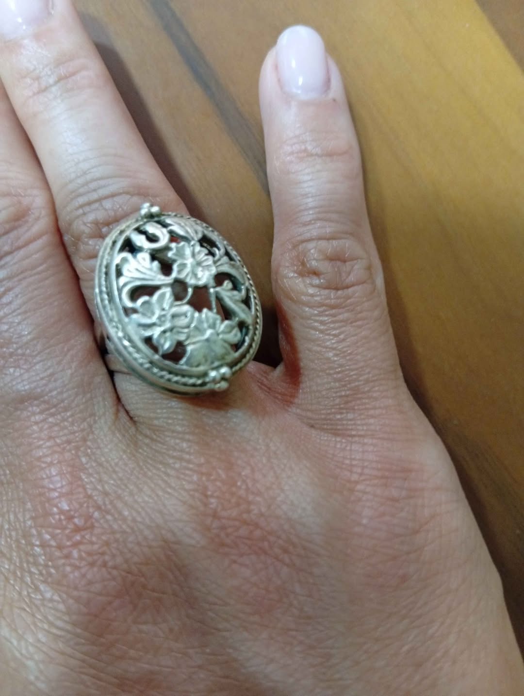Soviet period 17.5 size silver ring