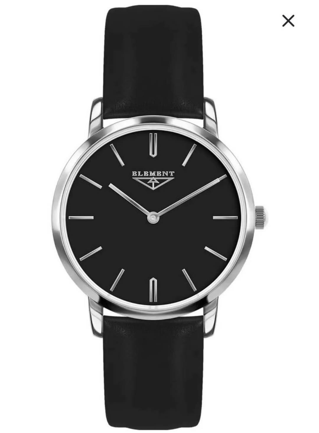 ELEMENT საათი, შავი ციფერბლატი