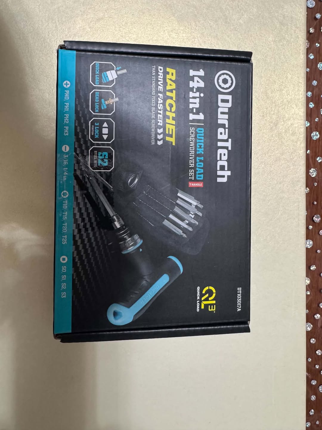 DuraTech 14-in-1 ratchet screwdriver set