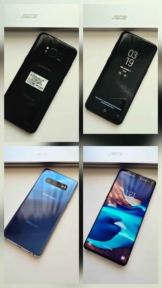 Samsung Galaxy S8, S10 and S10+