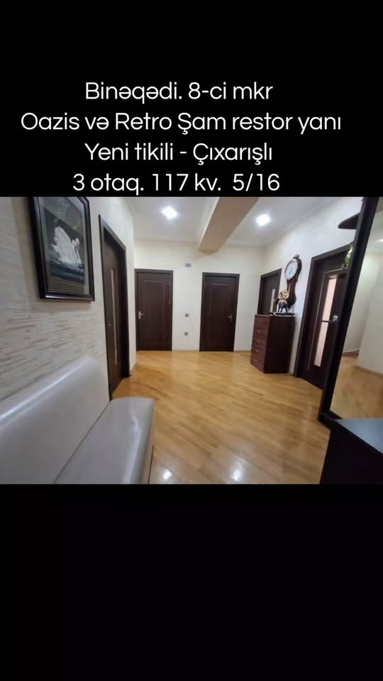 3-комнатная квартира продается, Баку