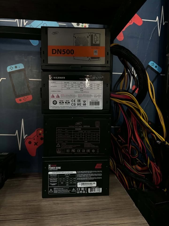 Power supply blocks 500-550W are for sale — good condition, 100₾