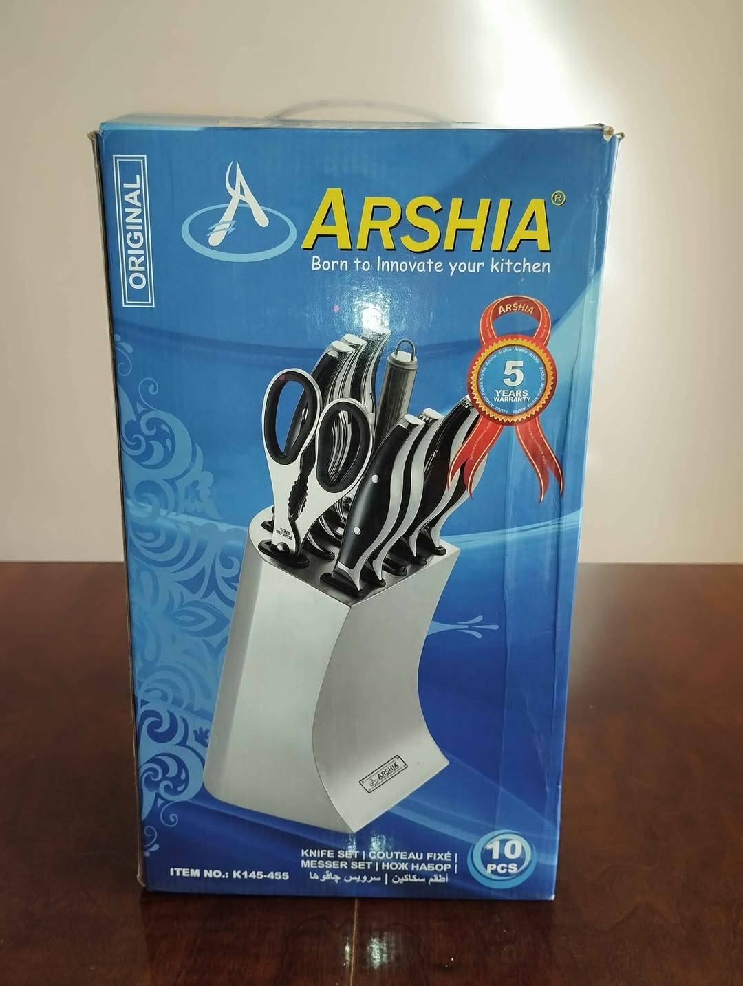 Arshia 10 parça bıçaq dəsti