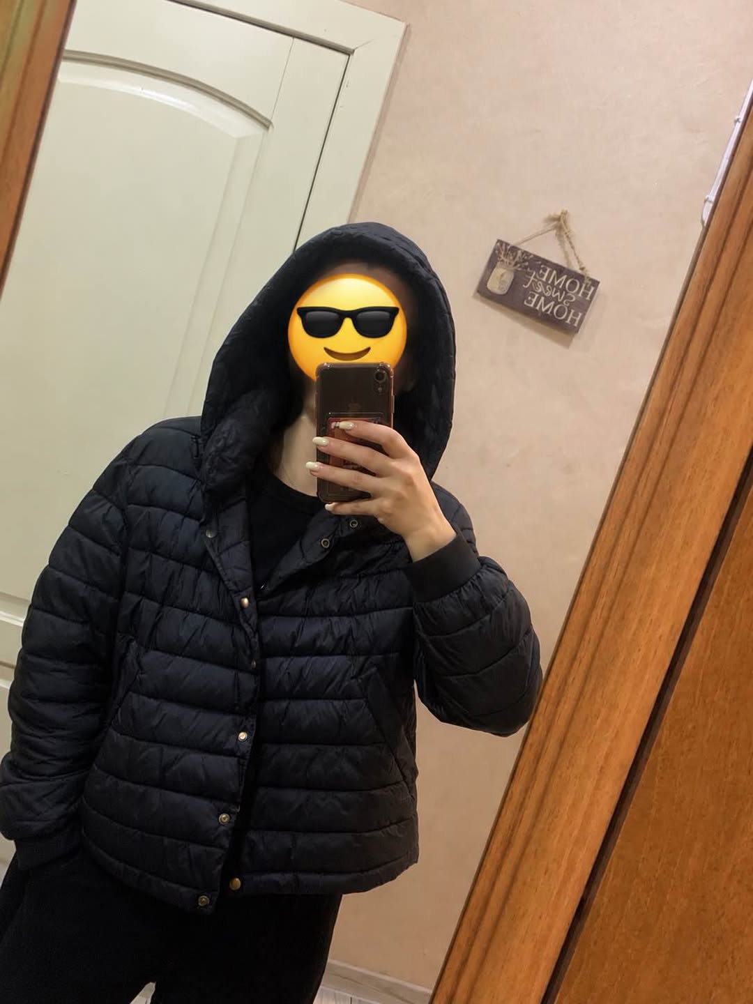 Siyah stegan ceket, XL