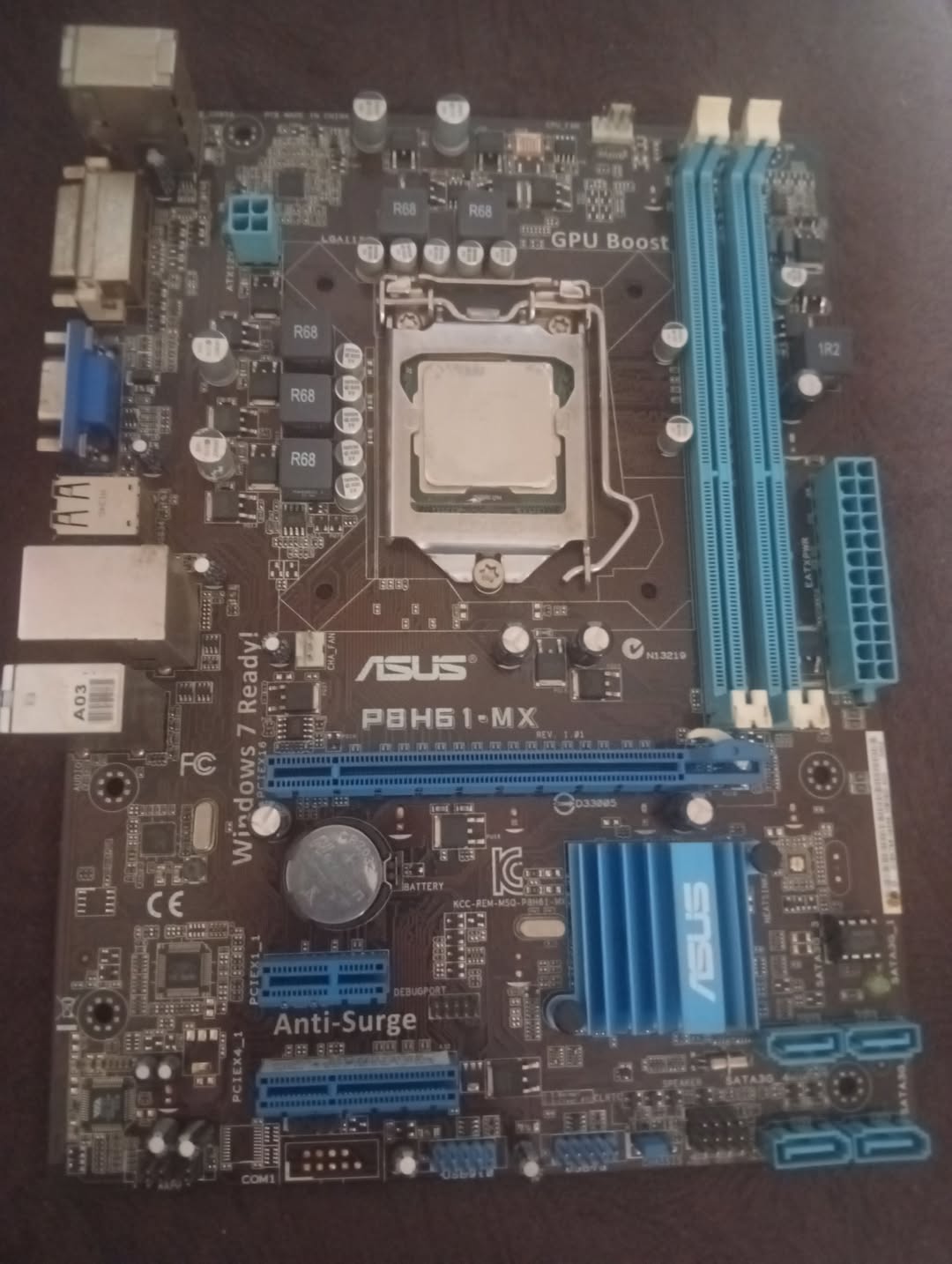 I have motherboards with 1155 socket and i3 processors.