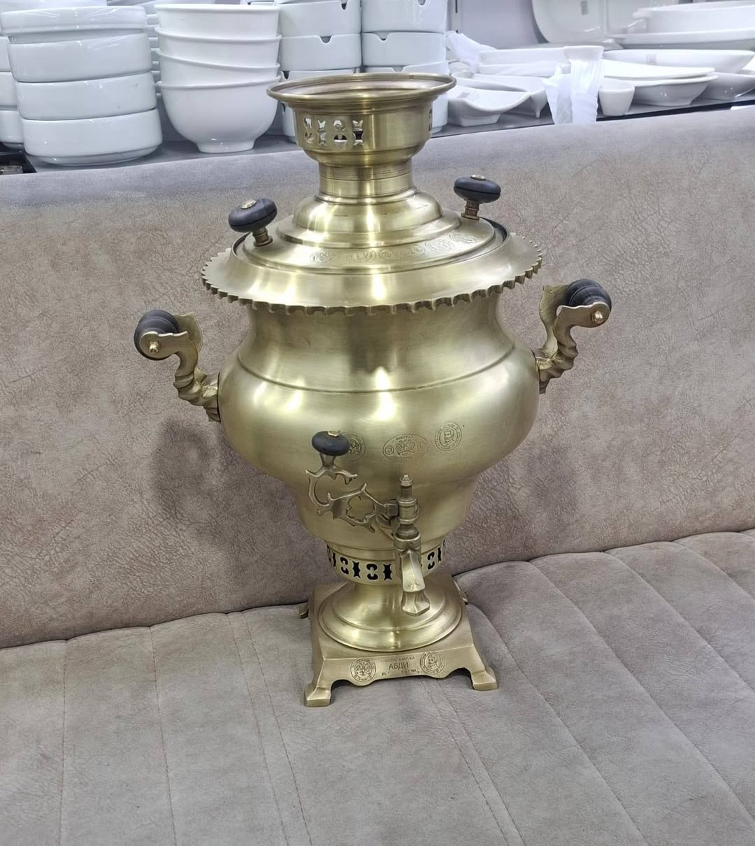 Samovar 4,5 litr, keyfiyyətli