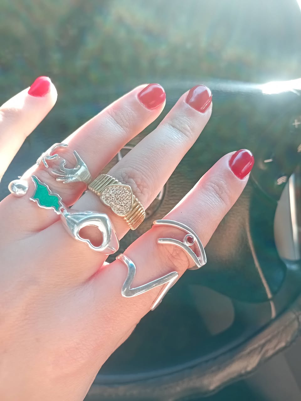 925 silver rings, shipping available