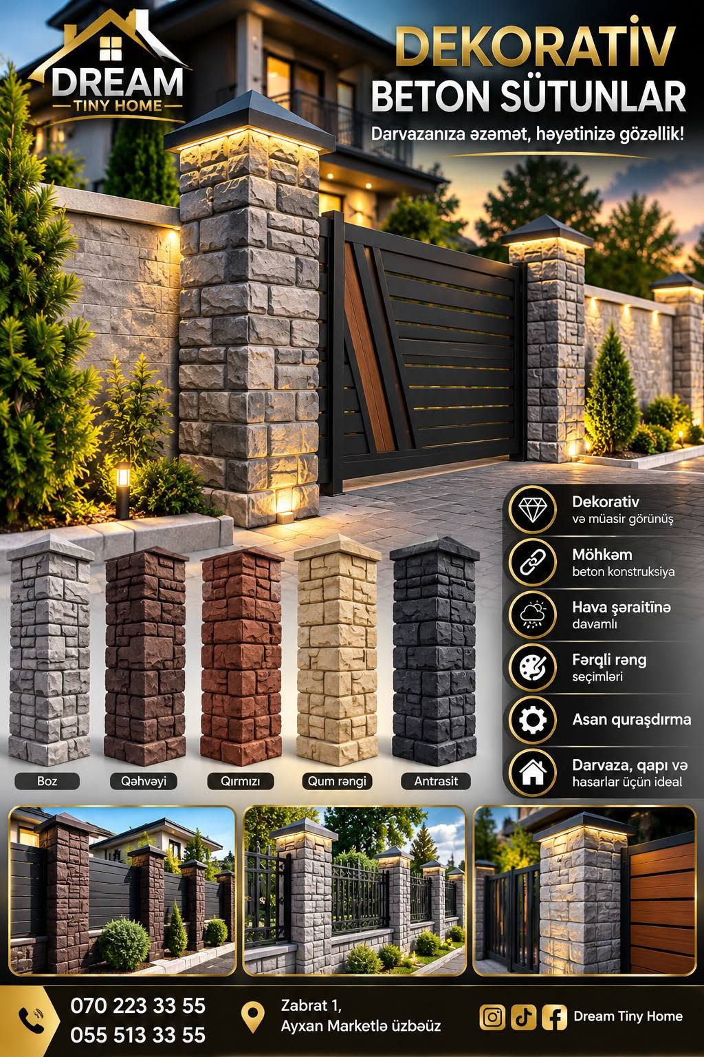 🏛️ Mukavemetle Farklılaşan Beton Sütunlar!