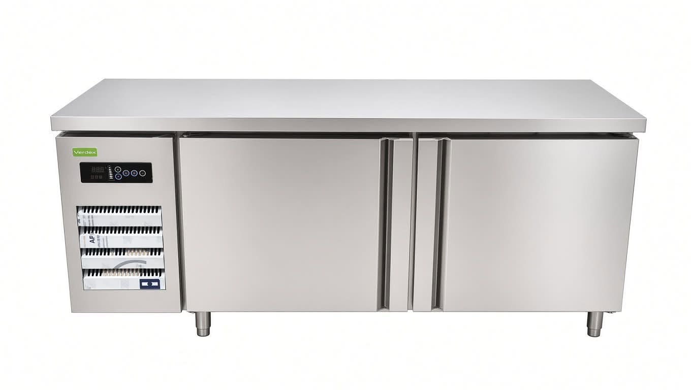 2-door kitchen table-fridge (TC0.4L2F) technical