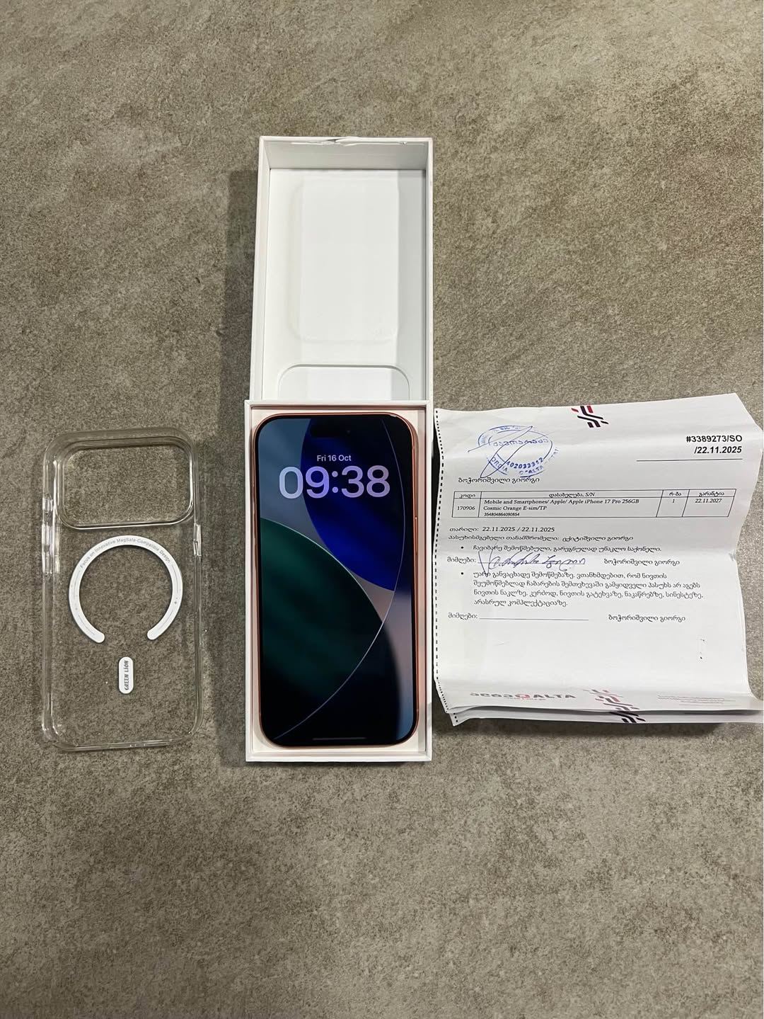 iPhone 17 Pro 256GB eSIM, garanti, kutu