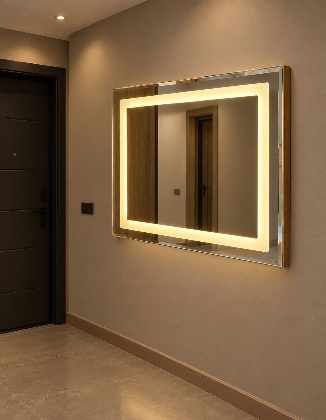 New illuminated wall mirror