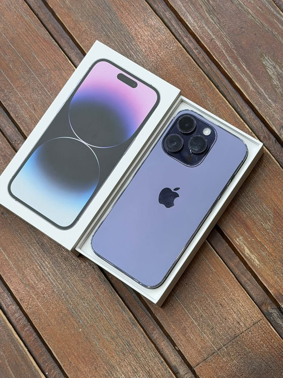 iPhone 14 Pro, Deep Purple, 128 GB — 900₾