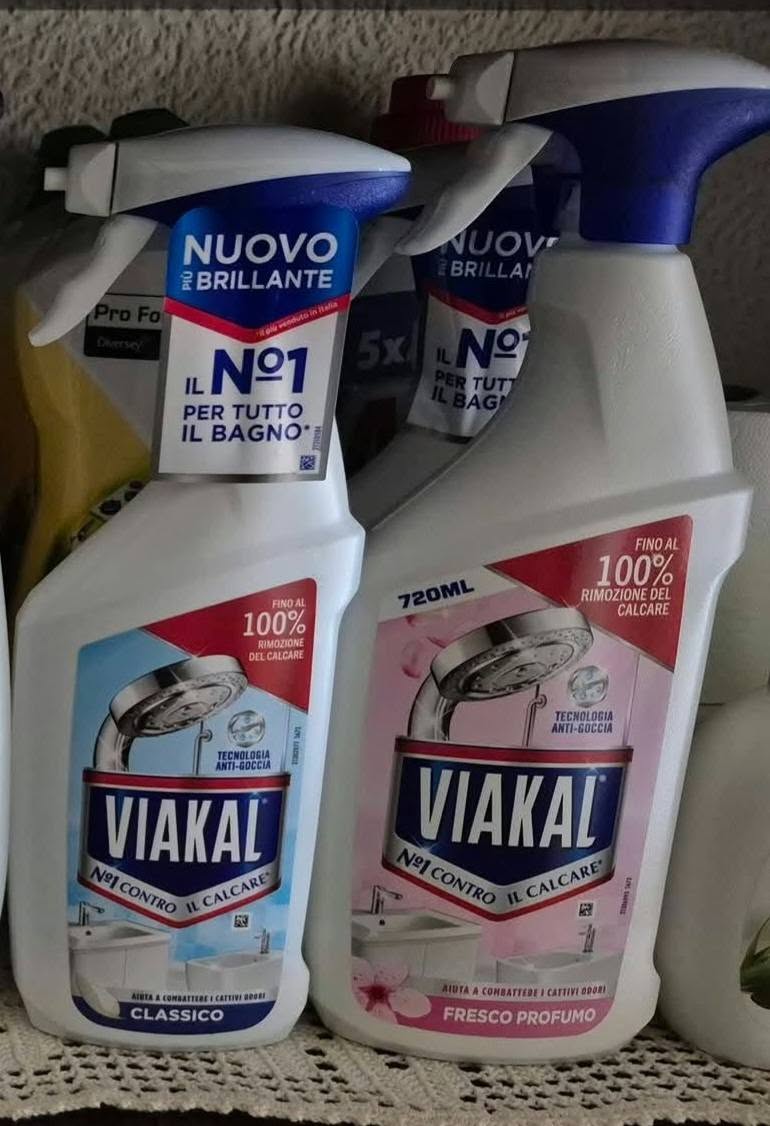 Viakal აბაზანის საწმენდი სპრეი, ვარდისფერი