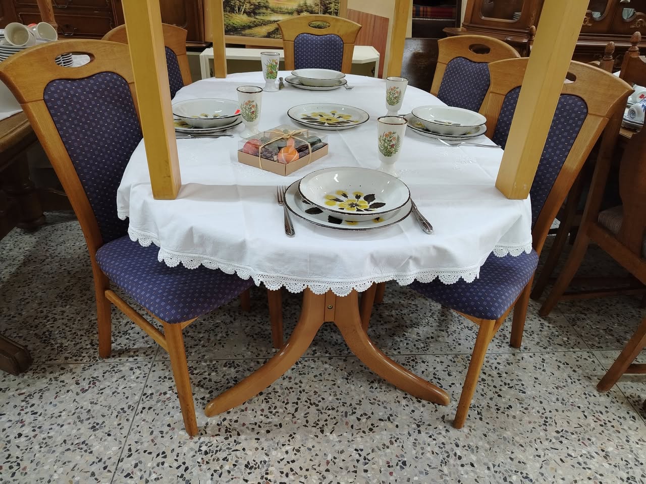 Almanca büyük ahşap masa satılık - 850₾