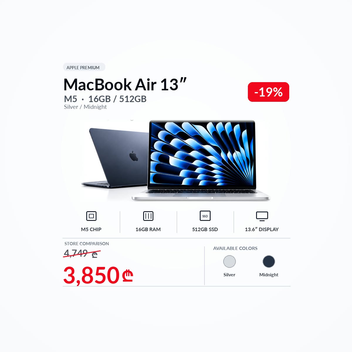 🍎 **APPLE PREMIUM | MacBook ən yaxşı — 3,850₾