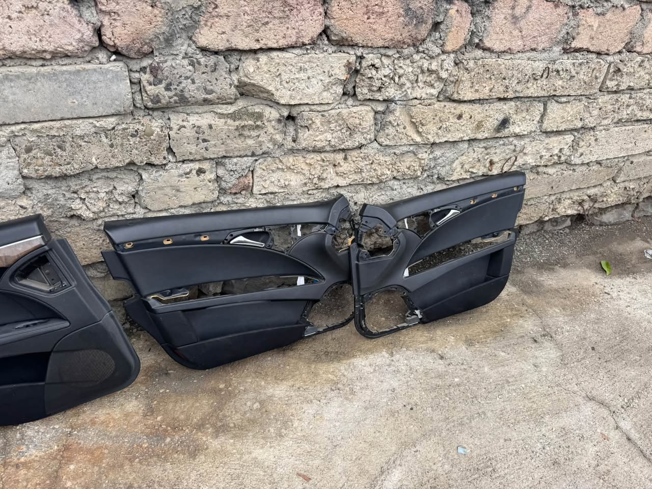 Car door panels and suspension arms