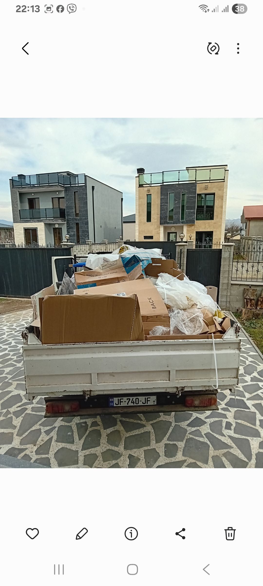 Construction waste disposal
