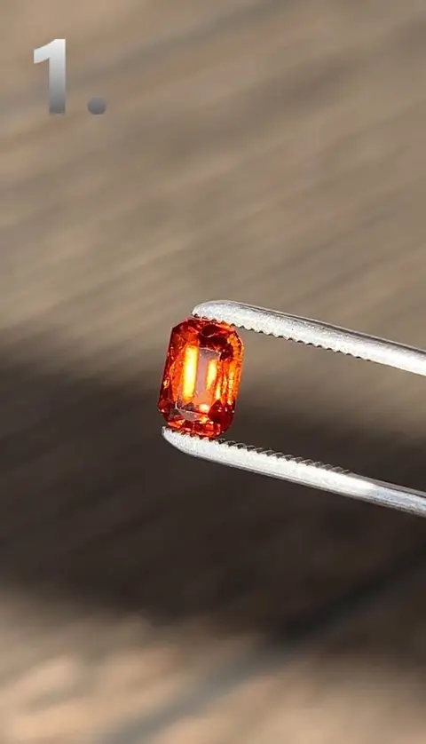 Mücevherler: granat, spinel, safir