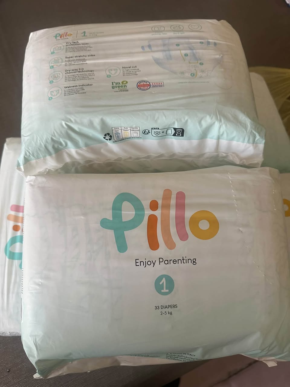 Pillo dəstləri, ölçüsü 1, 33 ədəd