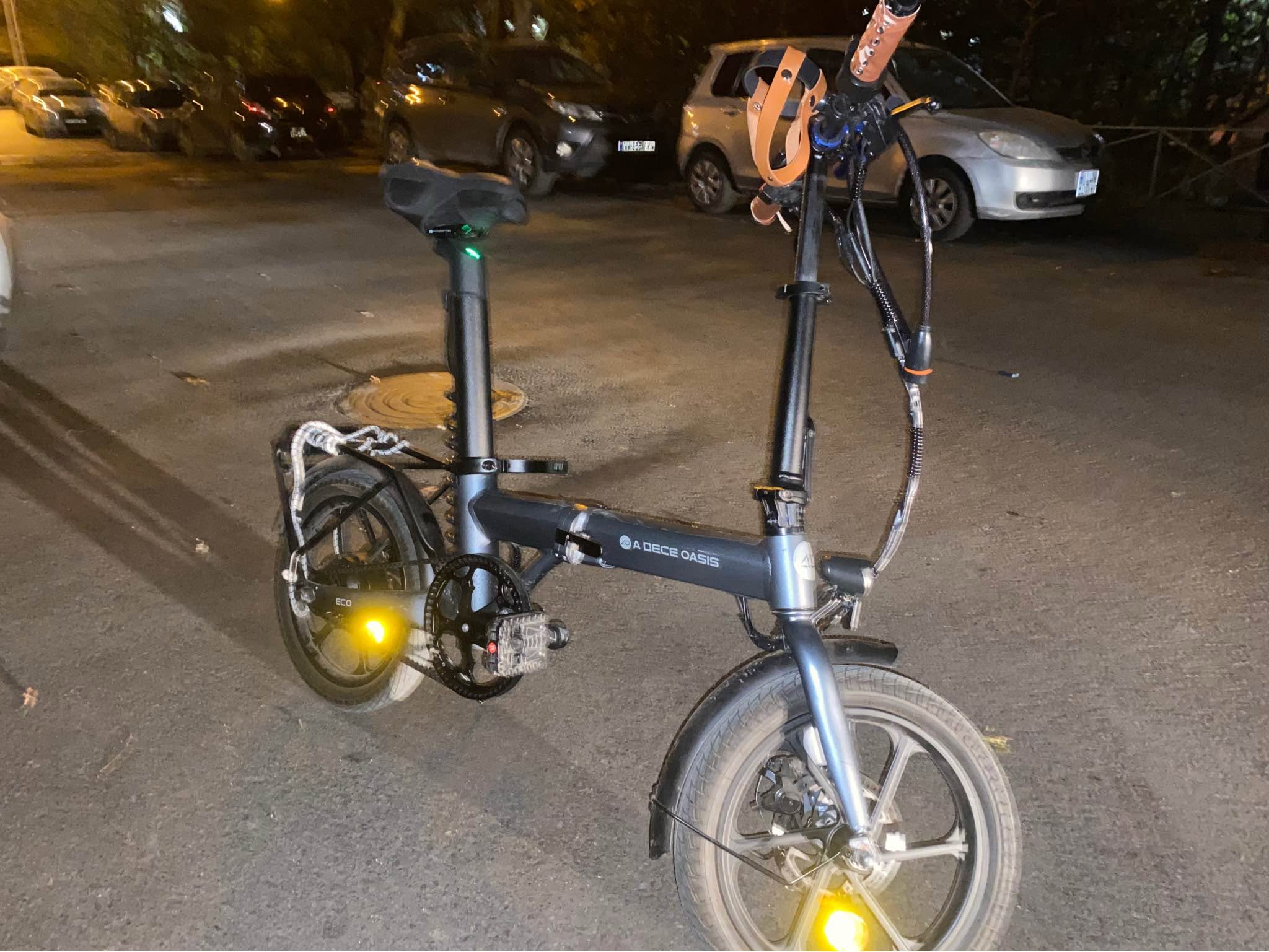 Folding electric bicycle, 600 km